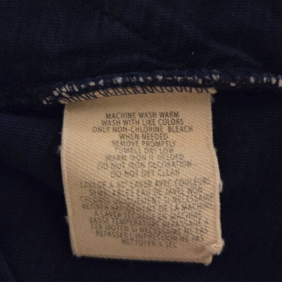 Vtg Rugby Ralph Lauren 2004 S/S Shirt Mens L Navy Blue Big R Cricket Preppy Y2K - Picture 7 of 10
